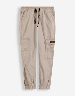 Cargohose - Twill - hellbraun