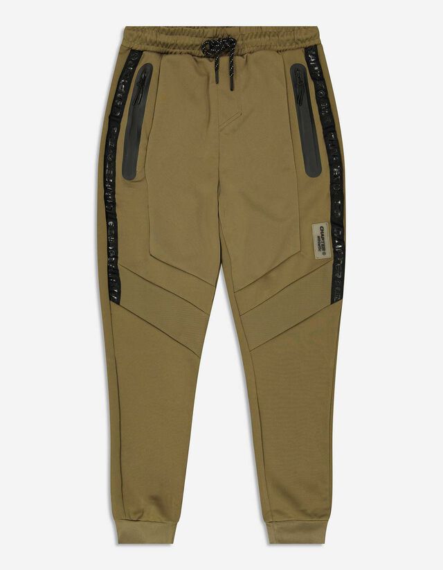 Pantaloni da jogging - Coulisse ad altezza della vita - marrone scuro