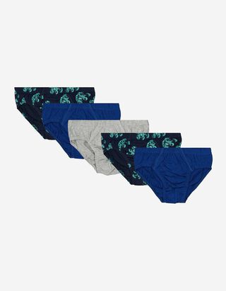 Slip - Set van 5 - donkerblauw