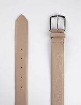 pasek - ekoskóra - bez