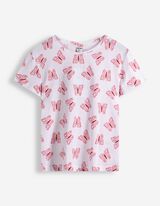 T-shirt - Imprim&eacute; all-over - blanc