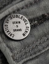 Farmernadr&aacute;g - Egyenes fazon - vilagos szurke