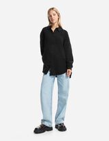 Marškiniai - Muslinas - juodas