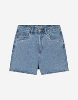 Short - Hoge taille - blauw