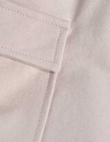 Cargoshort - Sweatstof - lichtgrijs