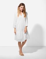 Abito - Aspetto grinzoso - bianco