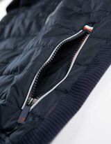 Felpa aperta - Tinta unita - blu scuro