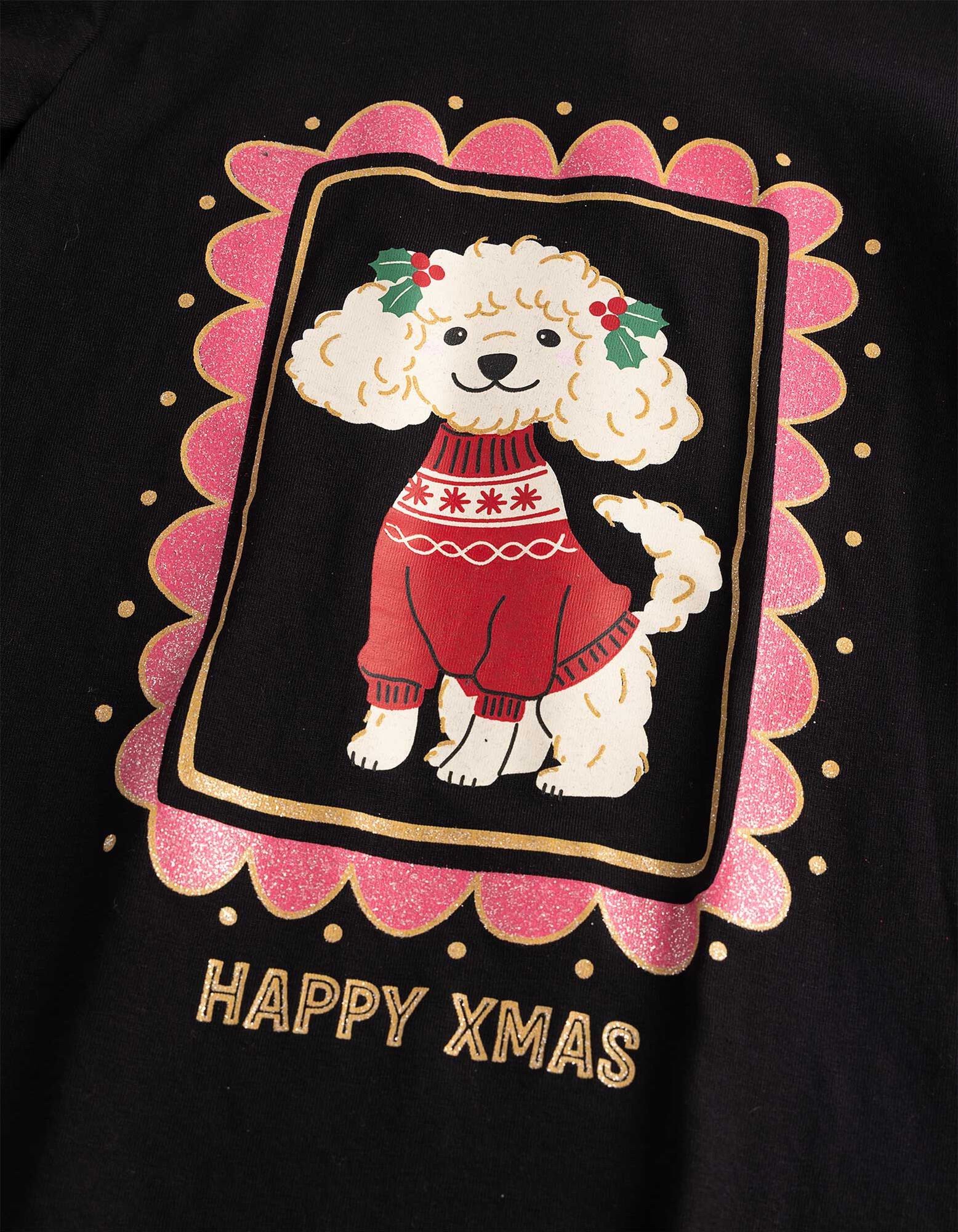 Longsleeve - Print - Zwart
