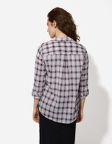 Camicia - Motivo a quadri - bianco