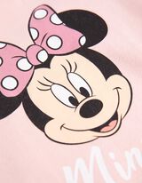 Zestaw bluzy, spodni i czapki - Myszka Minnie - rozowy
