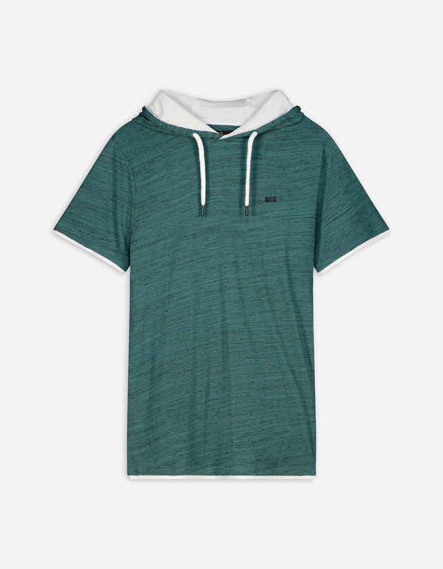 T-shirt - Cappuccio - verde scuro