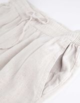 Jogpants - Leinen-Mix