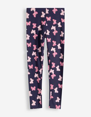 Leggings - Allover-Print - dunkelblau