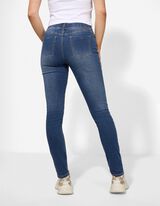 Dž&iacute;ny - Velmi přil&eacute;hav&yacute; střih Skinny Fit - modra