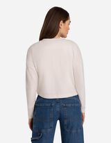 Melegítőfelső - Derekán húzózsinórral - bézs