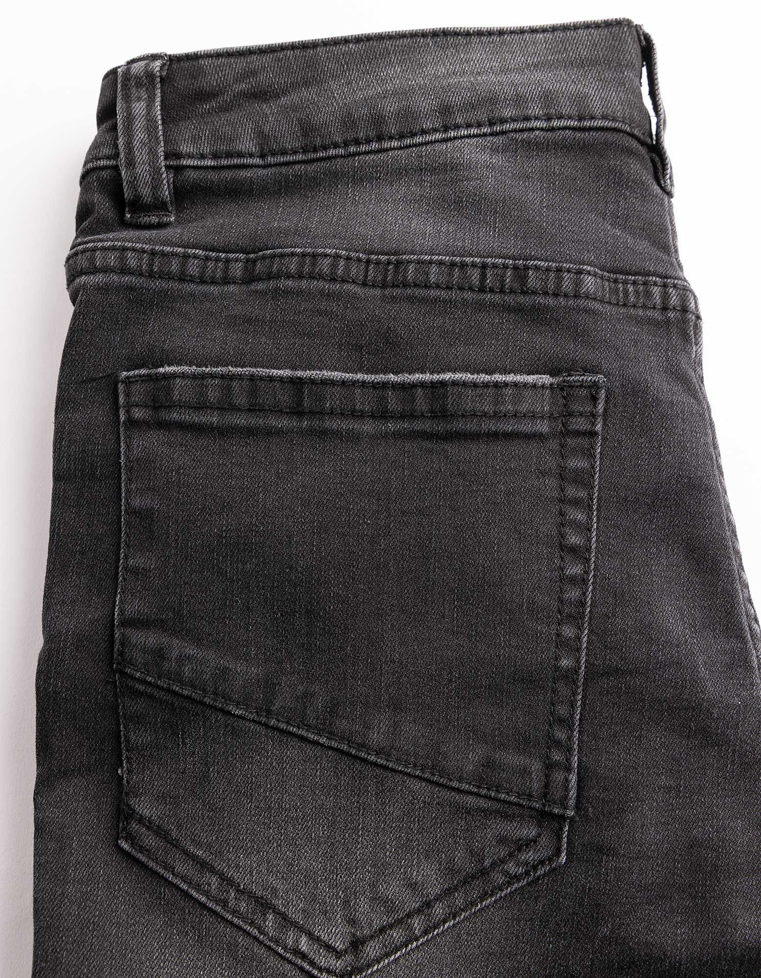 Jeansshorts - black denim - schwarz