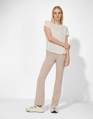 Leggings - Atmungsaktiv - beige