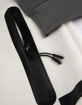 Felpa aperta - Design multicolore - grigio