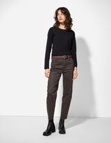 pasek - ekoskóra - brazowy