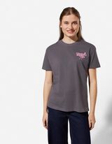 T-Shirt - R&uuml;ckenprint - dunkelgrau