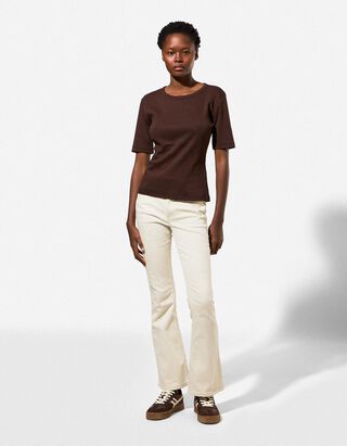 Jeans - Bootcut Fit - wei&szlig;