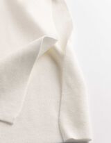 Strickrock - Wadenlang - wei&szlig;