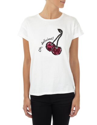 Damen T-Shirt mit Wende-Pailletten
