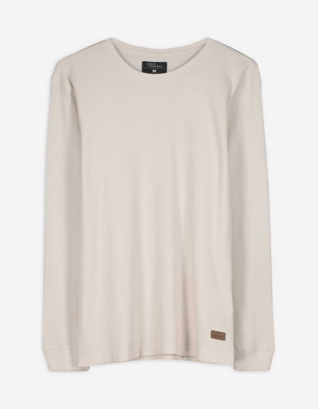 Longsleeve - Regular fit - wit