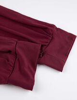 Melegítőnadrág - LENZING™ ECOVERO™ - mélyvörös