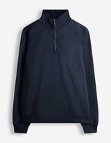 Sweatshirt - Troyer - Dunkelblau