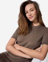 Pullover - Kurze Ärmel - dunkelgrau