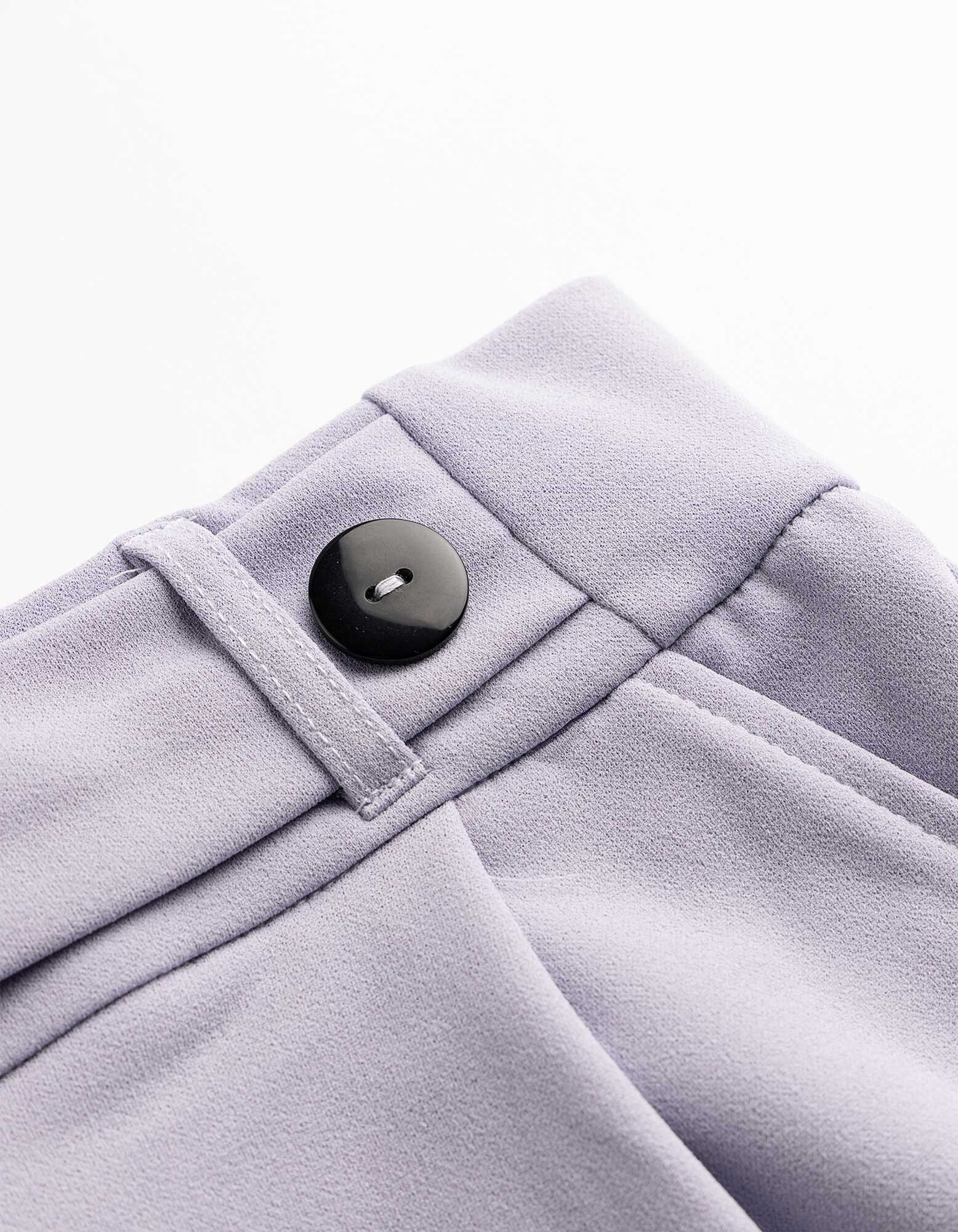 Broek - Elastische sluiting - Paars