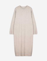 Abito a maglia - Lunghezza al polpaccio - beige