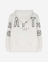 Kapucnis felső - Túlméretezett fazon - feher