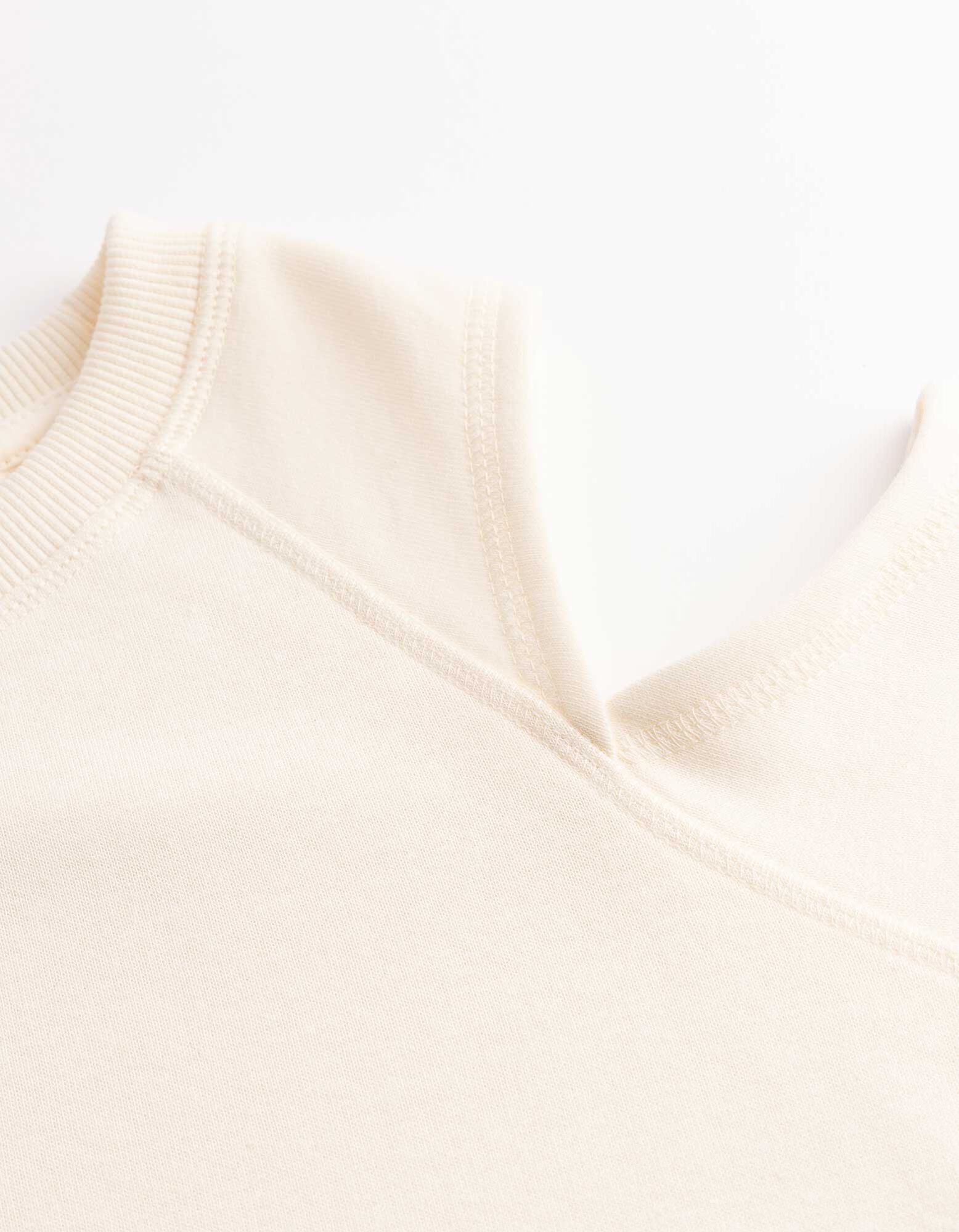 Sweatshirt - Cut-outs - Lichtgeel