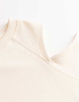 Sweatshirt - Cut-outs - Lichtgeel