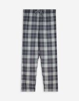 Pyjamahose - Flanell - dunkelgrau