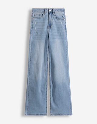 Dž&iacute;ny - Denim - svetle  modra