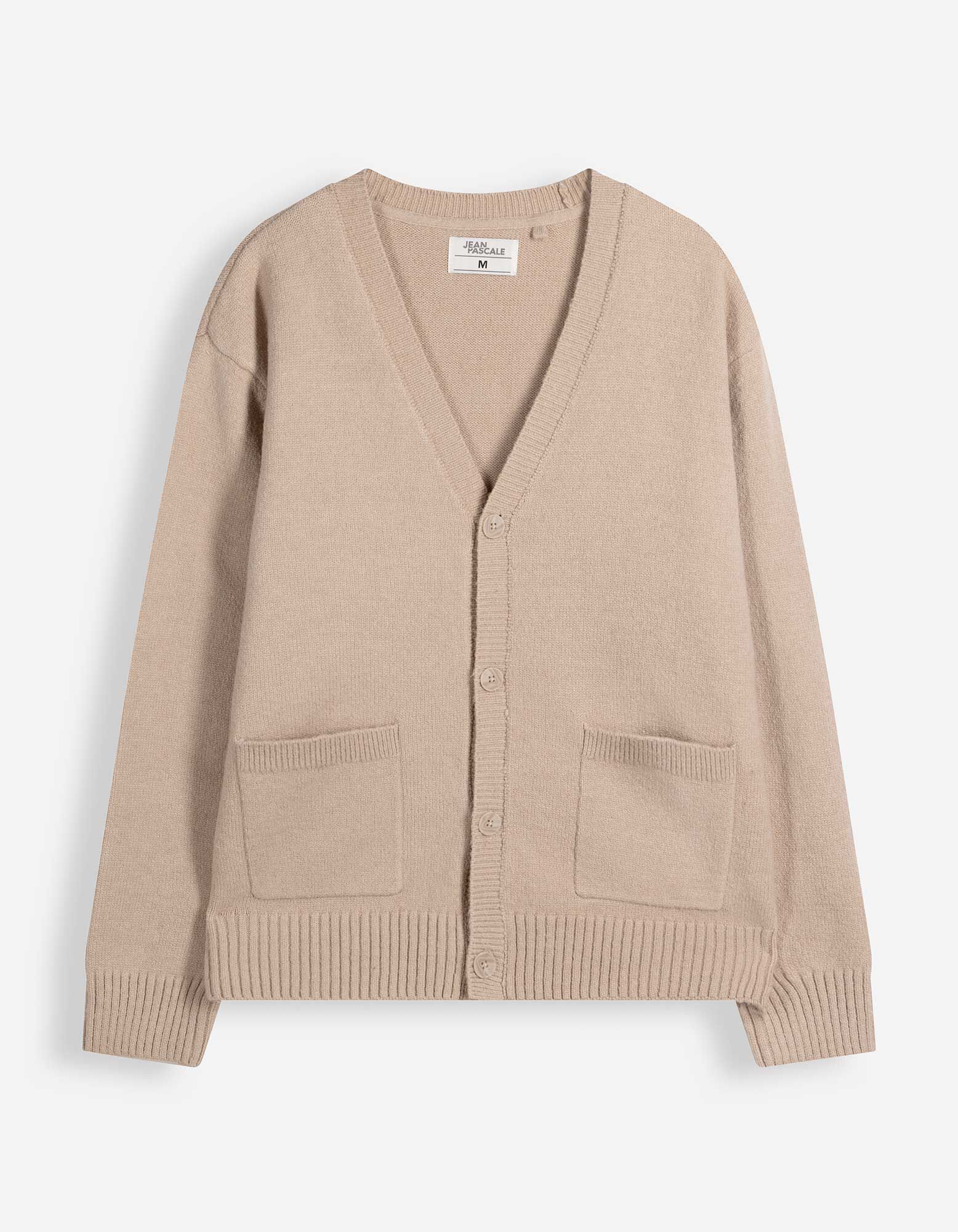 Cardigan - Knopfleiste - Beige