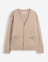 Cardigan - Knopfleiste - Beige