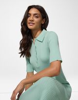 Robe-pull - Robe moulante - Vert