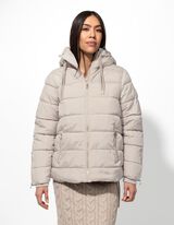 Tepitud jope - ääres pingutusnöör - beezh