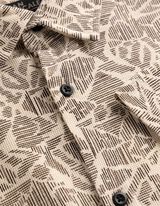 Hemd - Allover-Print - wei&szlig;