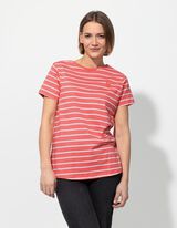 T-Shirt - Stickereien - hellrot