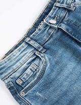 Džínsy - Účinky prania - modra