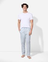 Pantaloni pigiama - Righe - bianco