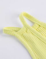 Set di top e pantaloni - A coste - verde chiaro