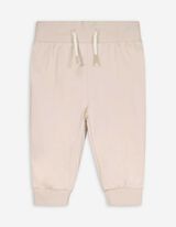 Set met romper, broek en slabbetje - Katoen - wit