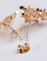 uhani - Enobarvno - zlata