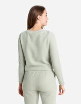 Kootud kampsun - p&auml;rlikaunistused - t&uuml;rkiissinine